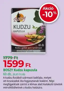 Herbaház Boszy kudzu kapszula ajánlat