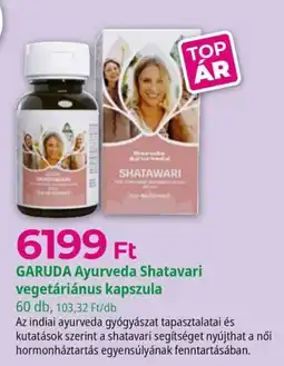 Herbaház Garuda ayurveda shatavari vegetáriánus kapszula ajánlat