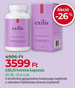 Herbaház Exilis Femina ajánlat