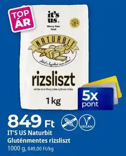Herbaház It's Us Naturbit rizsliszt ajánlat