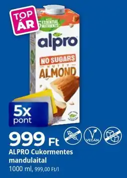 Herbaház Alpro cukormentes mandulailtal ajánlat
