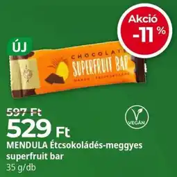 Herbaház Mendula étcokoládés-meggyes superfruit bar ajánlat