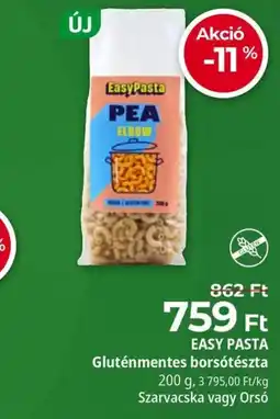 Herbaház Easy Pasta Gluténmentes borsótészta ajánlat