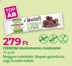 Herbaház Cerbona gluténmentes müzliselet ajánlat