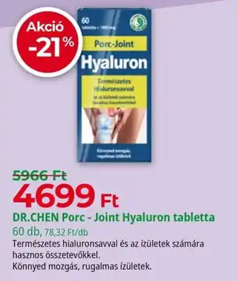Dr.chen porc joint hyaluron tabletta
