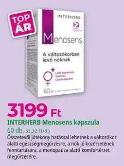 Herbaház Interherb menosens kapszula ajánlat