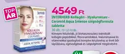 Herbaház Interherb kollagén hyaluronsav ceramid aqua intense tabletta ajánlat