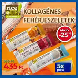 Herbaház Rice Up kollagénes fehérjeszeletek ajánlat