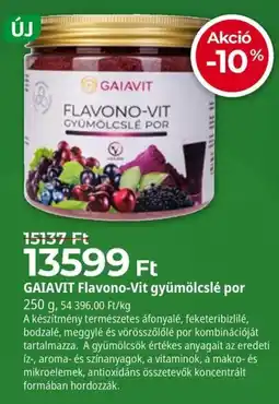 Herbaház Gaiavit flavono-vit gyümölcslé por ajánlat