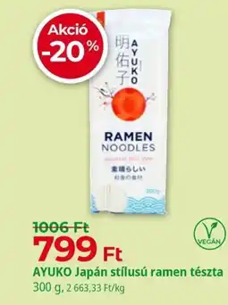 Herbaház Ayuko japán stílusú ramen tészta ajánlat