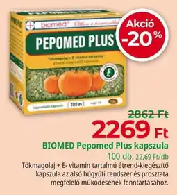 Herbaház biomed pepomed plus ajánlat