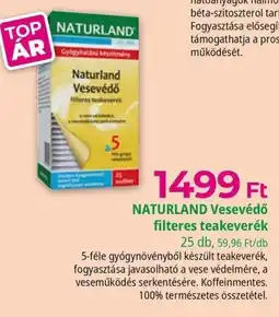 Herbaház Naturland Vesevédő filteres teakeverék ajánlat