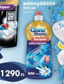 Azúr Glanz Meister edényöblítő ajánlat