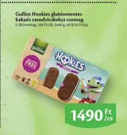 EcoFamily Gullón Hookies gluténmentes kakaós szendvicskeksz csomag ajánlat