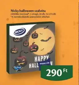 EcoFamily Nicky halloween szalvéta ajánlat