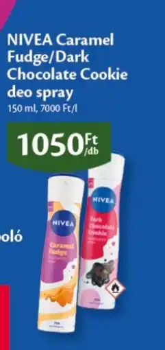 EcoFamily Nivea Caramel Fudge/Dark Chocolate Cookie deo spray ajánlat
