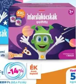 Gyöngy Patikák Marslakócskák Gummi Bodzával ajánlat