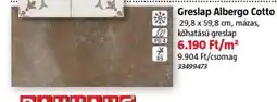 Bauhaus Greslap Albergo Cotto ajánlat
