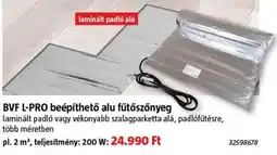 Bauhaus Bvf l-pro beépíthető alu fűtőszőnyeg ajánlat