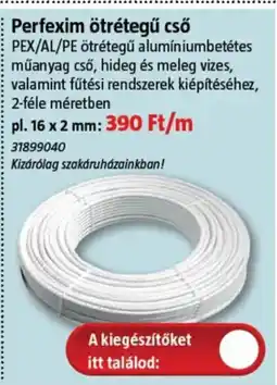 Bauhaus Perfexim ötrétegű cső ajánlat