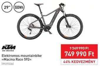 Ktm elektromos mountainbike macina race 592