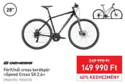 Intersport Genesis férfi/női cross kerékpár ajánlat