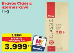 Spar Bravos classic szemes kávé ajánlat