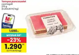 Spar Tornyos puncsszelet ajánlat