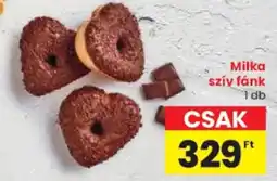 Spar Milka szív fánk ajánlat