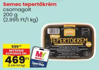 Semec tepertőkrém