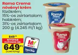 Spar Rama Crema növényi krém ajánlat