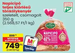 Spar Ceres napicipó teljes kiörlésű tönkölykenyér ajánlat