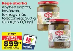 Spar Rege uborka ajánlat