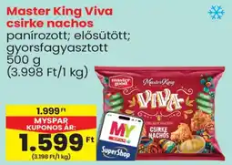 Spar Master King Viva csirke nachos ajánlat