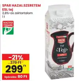 Spar ESL tej ajánlat