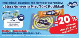 Spar Mizo túró rudi ajánlat