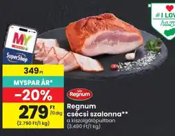 Spar Regnum csécsi szalonna ajánlat