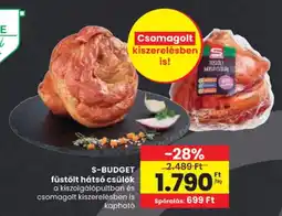 Spar S-Budget füstölt hátsó csülök ajánlat