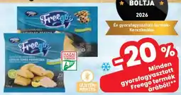 Spar Freego gyorsfagyasztott termék ajánlat