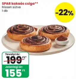 Spar spar kakaós csiga ajánlat