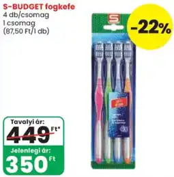 Spar S budget fogkefe ajánlat