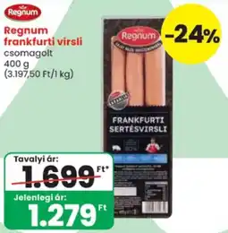 Spar Regnum frankfurti virsli ajánlat
