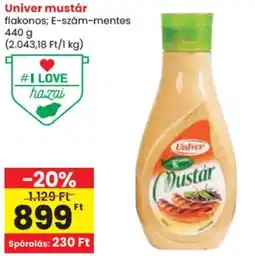 Spar Univer mustár ajánlat