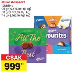 Spar Milka desszert ajánlat