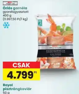Spar Royal pisztrángkaviár ajánlat