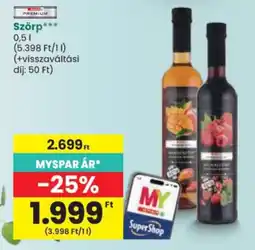 Spar Szörp ajánlat