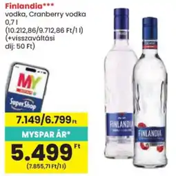 Spar Finlandia vodka ajánlat