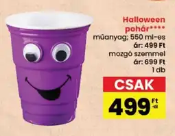 Spar Halloween pohár ajánlat