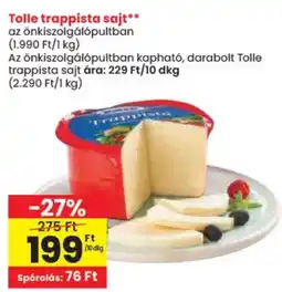 Spar Tolle trappista sajt ajánlat
