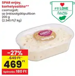 Spar spar enjoy korhelysalata ajánlat